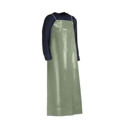 JUBA - Delantal PVC/poliéster producto químico verde