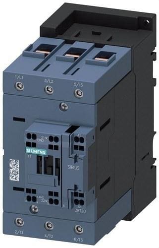 SIEMENS - Contactor AC3 37Kw/400V 3RT2045-3AP00