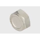 TIEMME - Tapón H 1880N 1.1/4" latón niquelado para colectores