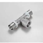 TIEMME - Racor en T H 1659SN estañado diámetro 32x1/2"x32 para tubo multicapa