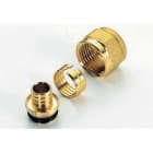 TIEMME - Adaptador 1436 diámetro 17mm 2,0 para conexiones 3/4" (18) Eurocono para tubo PE-X
