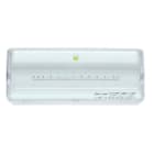 LUZNOR - Luminaria emergencia L LED sin permanente 150lm 3h difusor transparente
