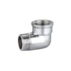 CONEX/BANINGER - Codo 90° M-H 8092M diámetro 3/4" niquelado