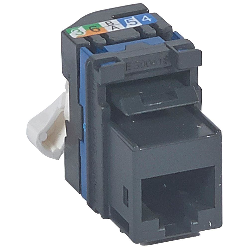 LEGRAND - Enchufe Keystone RJ45 categoría 6 UTP conexión rápida de crimpado