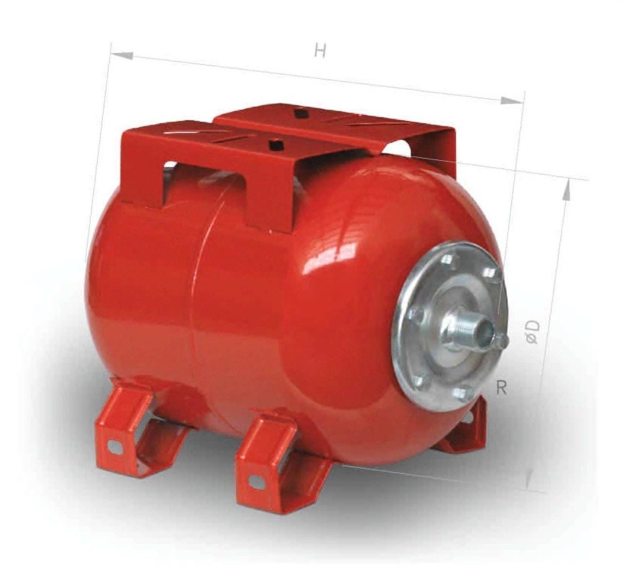 EBARA - Acumulador 50AMR-S chapa de acero 10Kg 50l