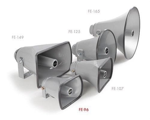 FONESTAR - Altavoz exponencial rectangular FE 25W 21x15cm gris