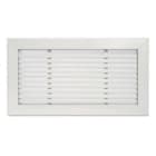 AIRZONE - Rejilla lineal 15º 2000x100 clip terminal derecho blanco