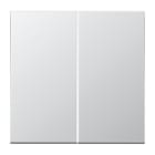 JUNG - TECLA PULSADOR DOBLE LS ALUMINIO