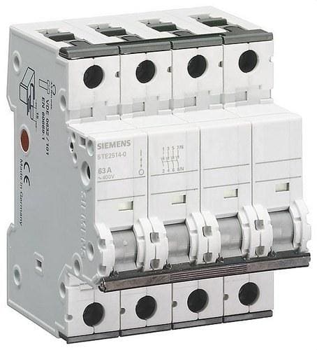 SIEMENS - Interruptor 400V 4 polos 125A