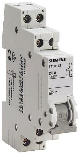SIEMENS - Interruptor 5TE8 tripolar 20A 400VAC