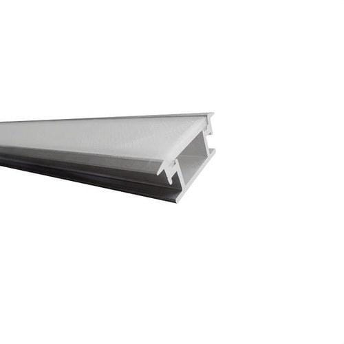 BLUELED - Perfil aluminio  27x11mm empotrar suelo pisable