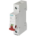 SIEMENS - Interruptor 70mm 230V 1 módulo 35mm² 1 polo 63A maneta rojo
