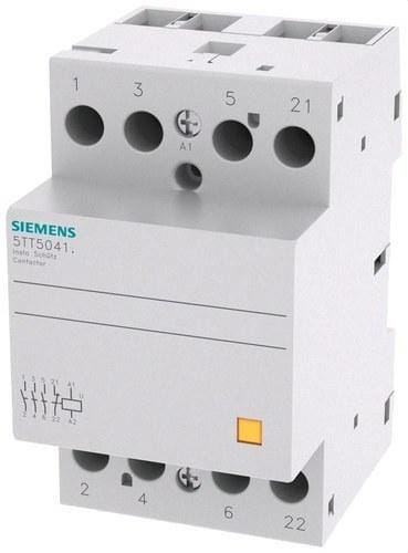 SIEMENS - Contactor de instalación 3 NA 230V AC 400V 40A con mando 230V AC 220V DC