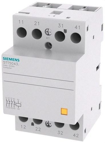 SIEMENS - Contactor de instalación 4 NC 230V AC 400V 40A activación 24V AC/DC