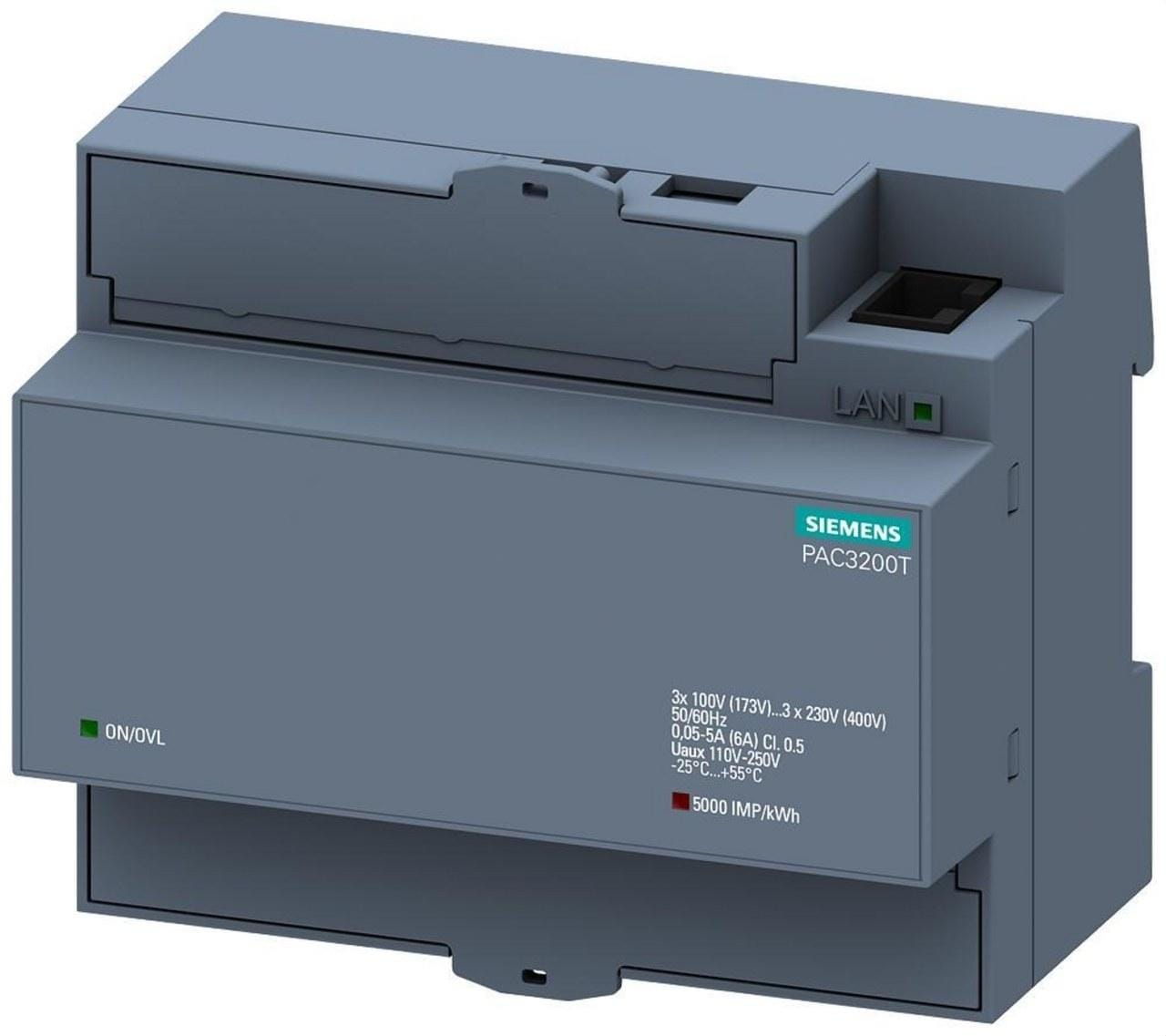 SIEMENS - SENTRON PAC2200 PERFIL DIN POWER MONITORING DEVICE CAJA PARA PERFIL DIN, PARA MEDIR VARIABLES ELECTR
