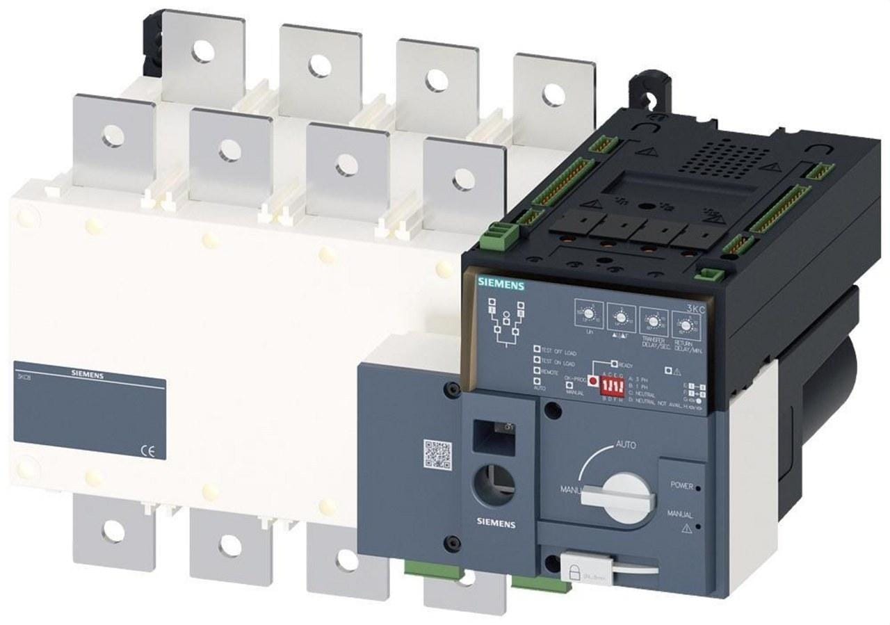 SIEMENS - Conmutador transferencia automático ATSE 630A 4 polos