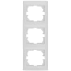 SOLERA - SERIE EUROPA , MARCO DE 3 ELEMENTO. DE 225X81X10. BLANCO. VERTICAL.