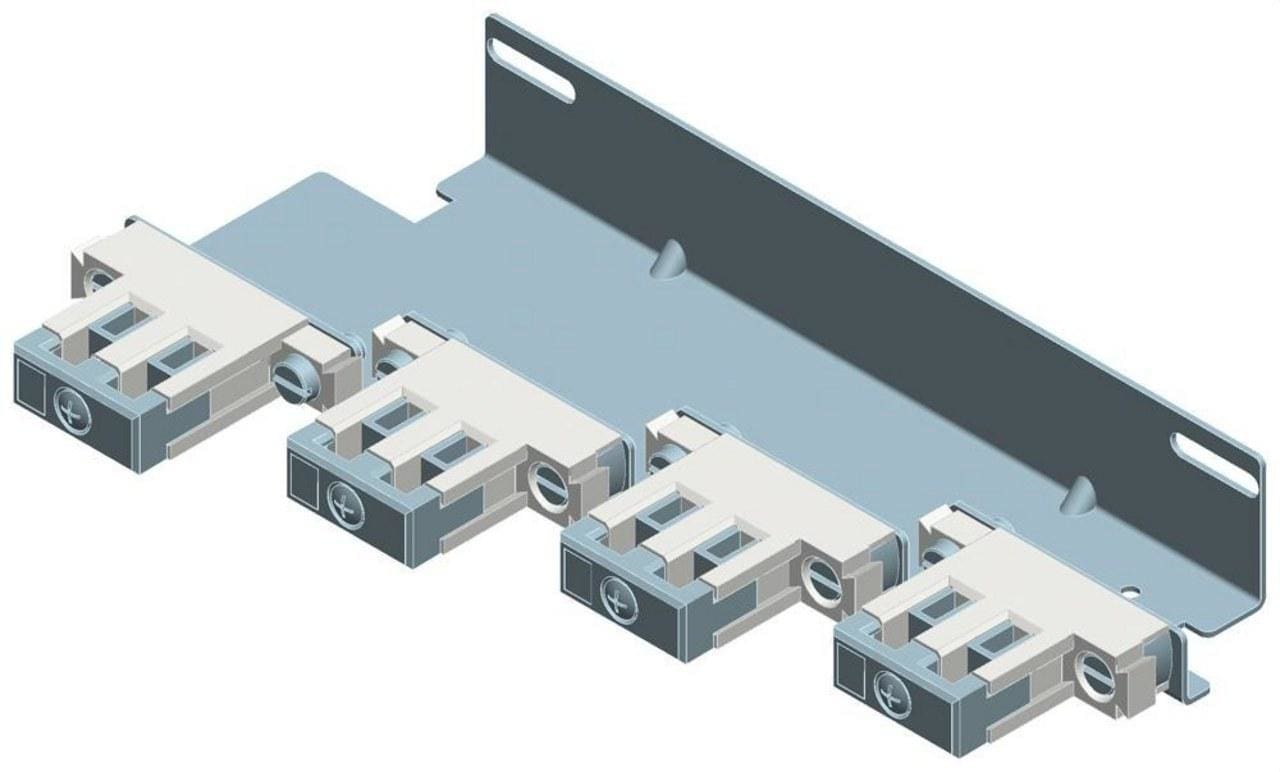 SIEMENS - Portabarras colectora 4 polos escalonado