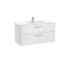 ROCA - Conjunto Victoria base+lavabo 1000 blanco 2 cajones