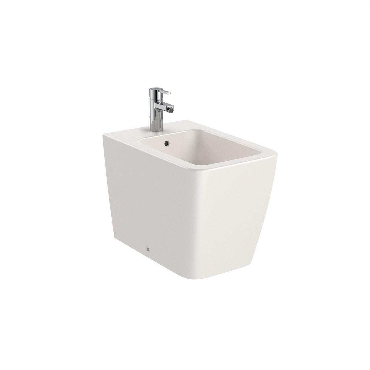 ROCA - Bidé 560mm INSPIRA cuadrado con fijaciones beige