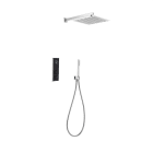 ROCA - Kit Smart Shower 2 vías con brazo cuadrado para rociador de pared L400mm