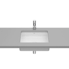 ROCA - Lavabo bajo encimera FINECERAMIC 455x350 blanco mate