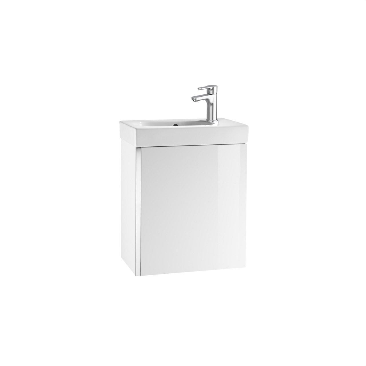 ROCA - Mueble y lavabo Mini UNIK 450x250 blanco brillo