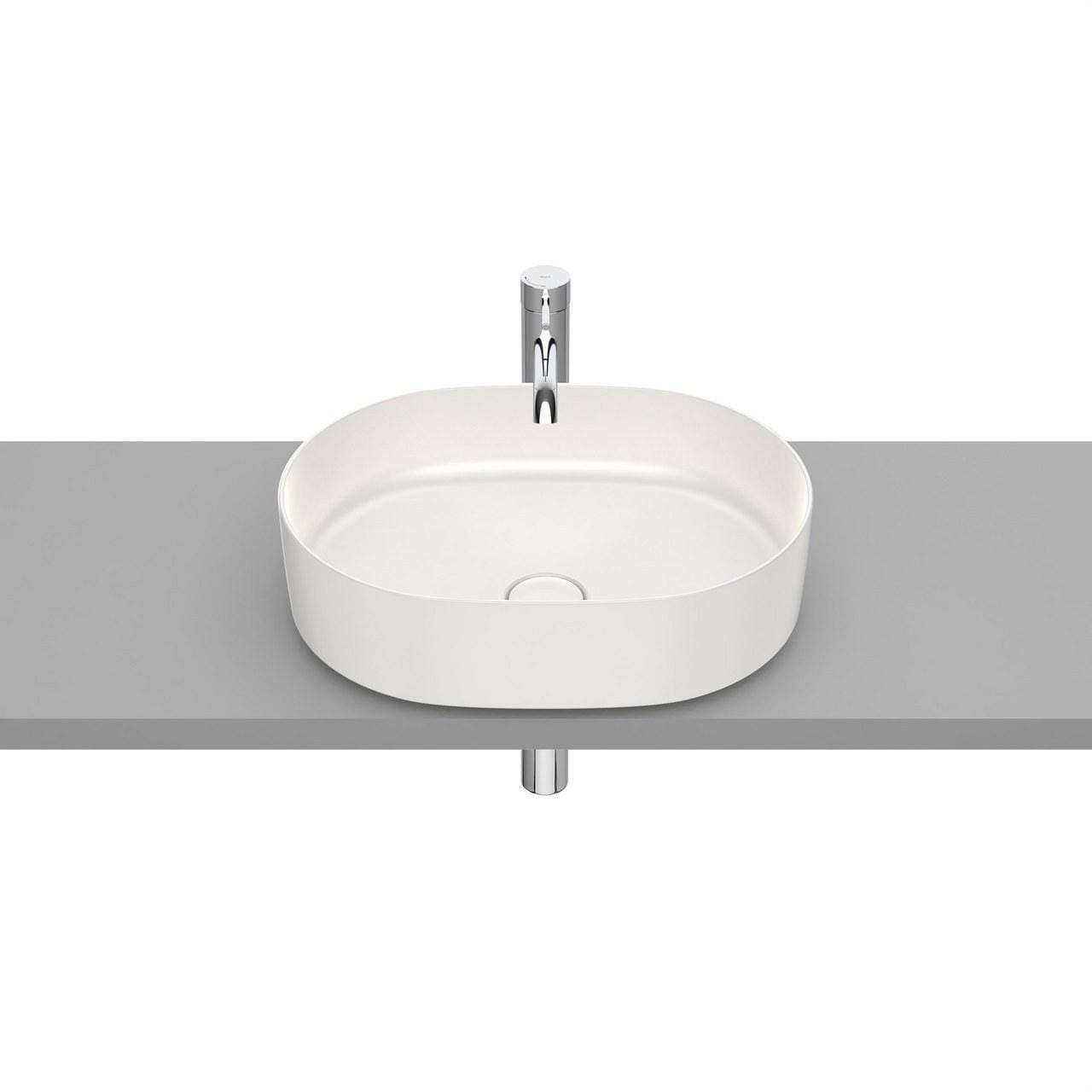 ROCA - Lavabo sobre encimera 500x140 redondo beige