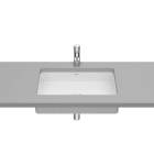 ROCA - Lavabo bajo encimera INSPIRA 605x390 con juego de fijación blanco mate
