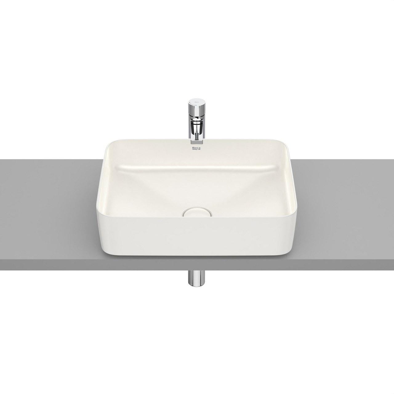 ROCA - Lavabo sobre encimera 500x370x140 cuadrado beige
