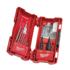 MILWAUKEE - ESTUCHE DE BROCAS ESCALONADAS Y THUNDERWEB HSS-G 1