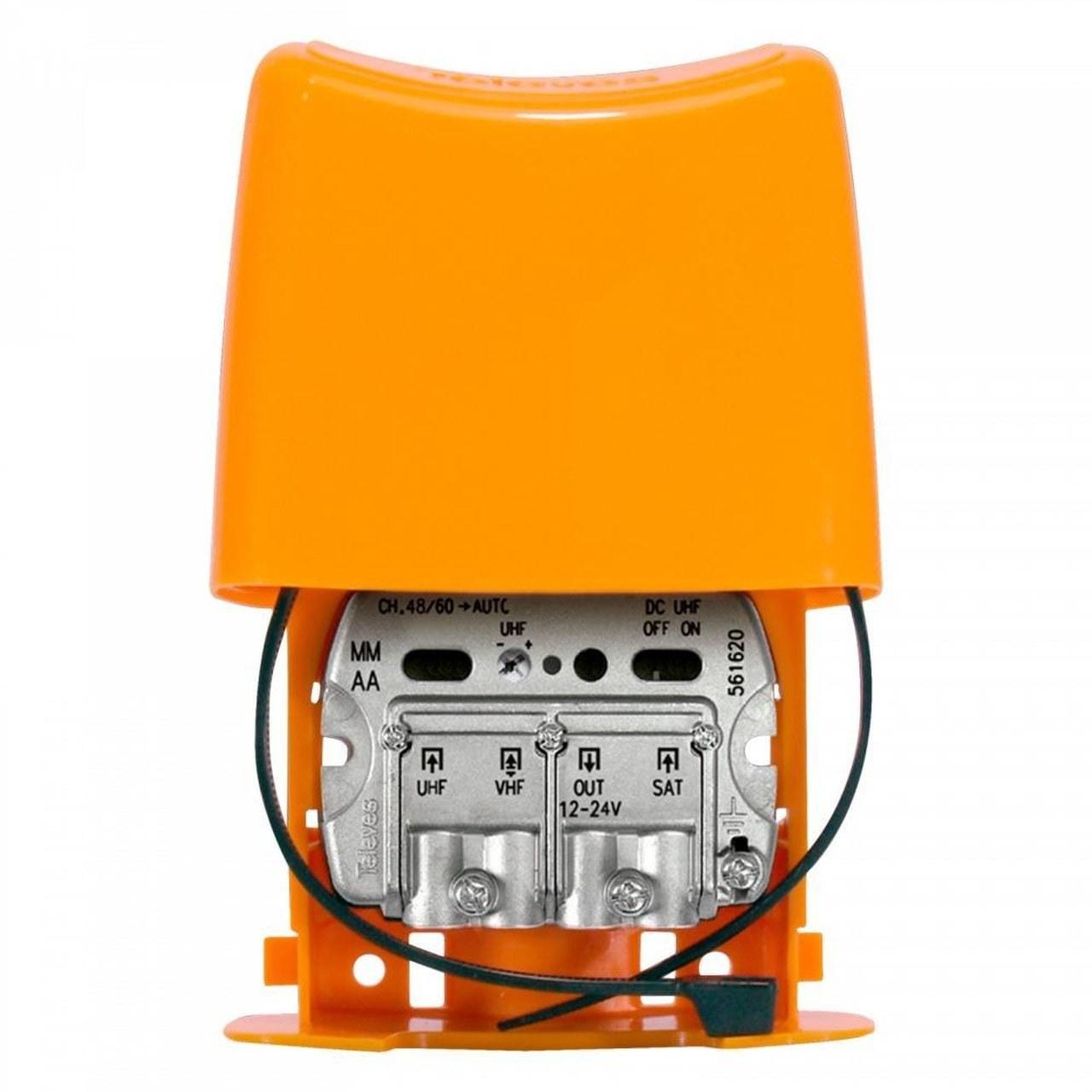 TELEVES - Amplificador mástil NanoKom 3e/1s EasyF 12...24V U-Vmx-Flmx autolte