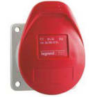 LEGRAND - Toma de corriente para montaje en panel P17. 3P+T, 16A, 380/415V~, IP44. Salida recta. Bases para cuadros dimensiones reducidas