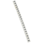 LEGRAND - Etiqueta CAB 3 para cableado de 0,5 a 1,5mm² - negro/fondo blanco - números 61 a 80