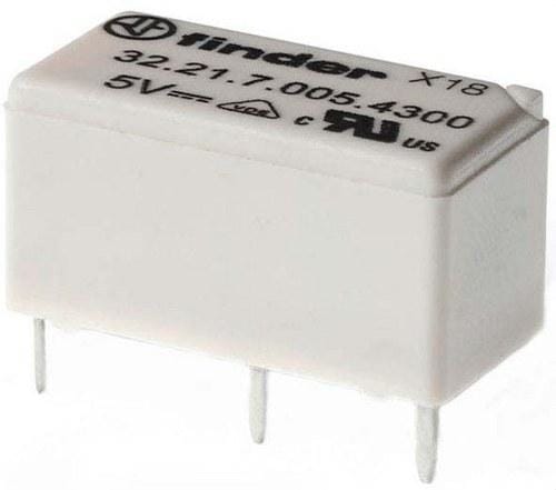 FINDER - Mini relé para circuito impreso SERIE 32, 1NA 6A, 5V DC sensible