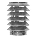 DINAK - Sombrerete lamas saliente DW 316L/316L diámetro 80