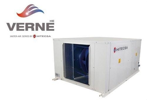 HITECSA - Equipo autónomo horizontal placa VERNE HE WPHBA HE 201 bomba calor