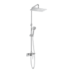 ROCA - Columna ducha monomando EVEN-M cuadrado cromo