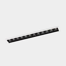 LEDS-C4 - Empotrable techo con marco BENTO 12xled 25,2W 50º 3000K blanco negro