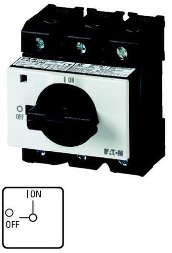 EATON - Interruptor seccionador 3P+N 63A montaje cuadro P3-63/IVSN