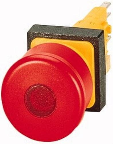 EATON - Pulsador parada de emergencia Q25LPV desenclavamiento por tracción iluminado 24V AC/DC