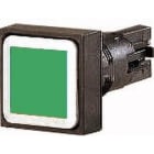 EATON - Pulsador rasante Q25D-GN con retorno verde