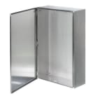 IDE - CAJA BORNAS 300X300X135MM INOX 304L ABISAGRADA LATERAL LISO Y TAPA ATORNILLADA IP66