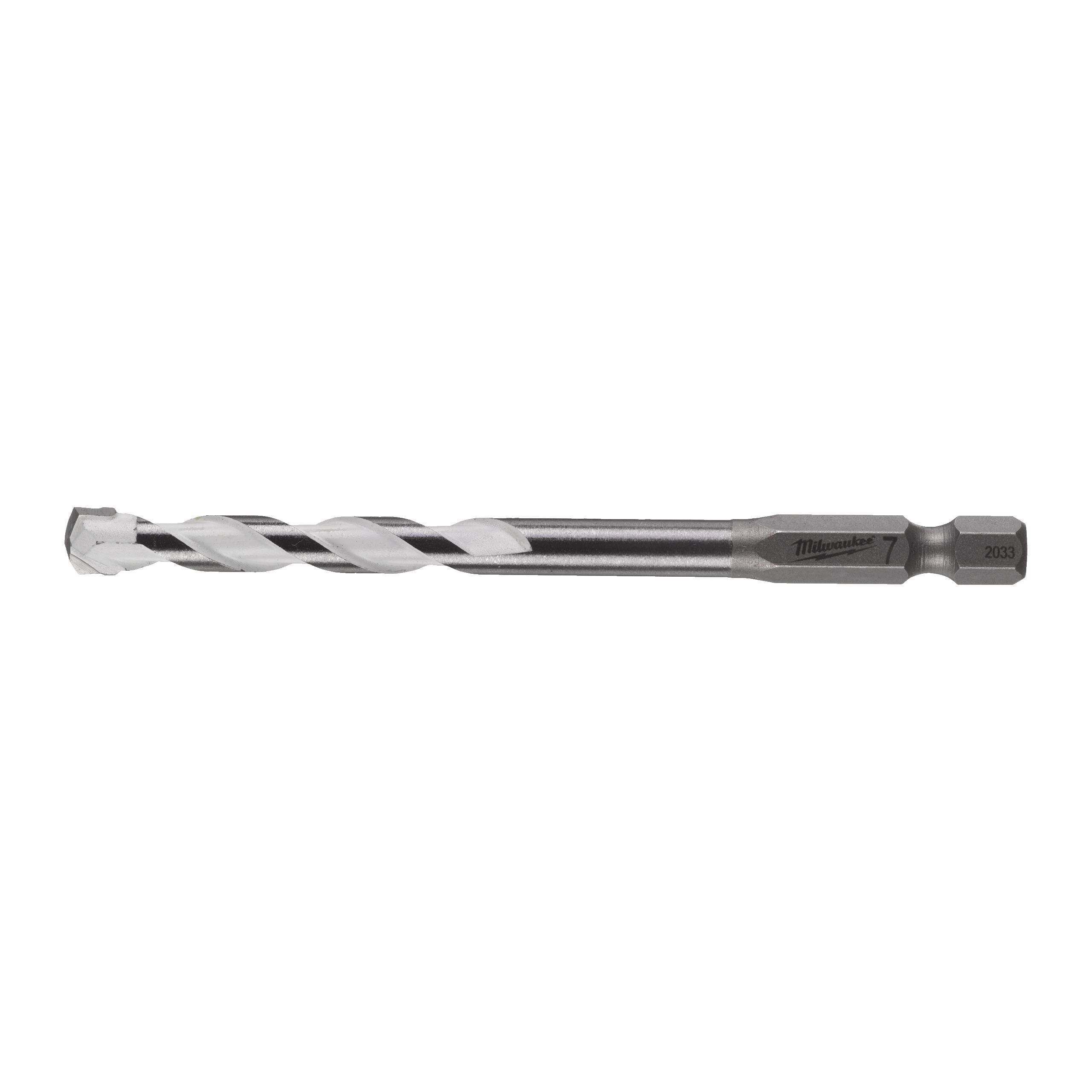 MILWAUKEE - BROCA MULTIMATERIAL 7X100 - 1/4" HEX.