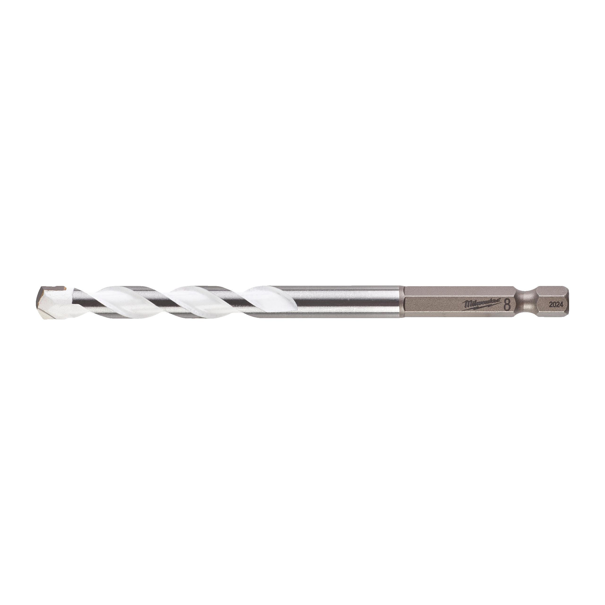 MILWAUKEE - BROCA MULTIMATERIAL 8X120 - 1/4" HEX.