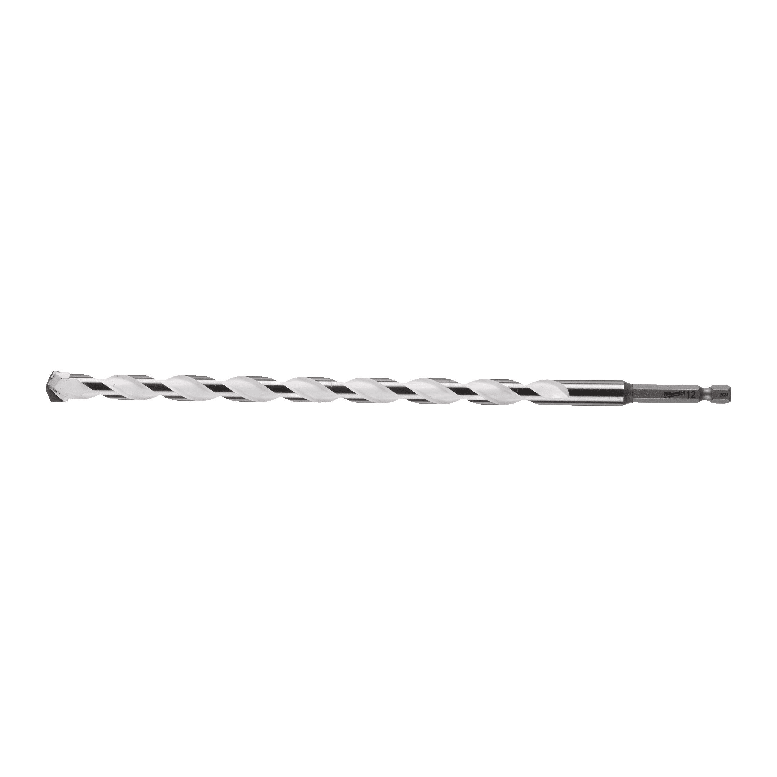 MILWAUKEE - BROCA MULTIMATERIAL 12X250 - 1/4" HEX.