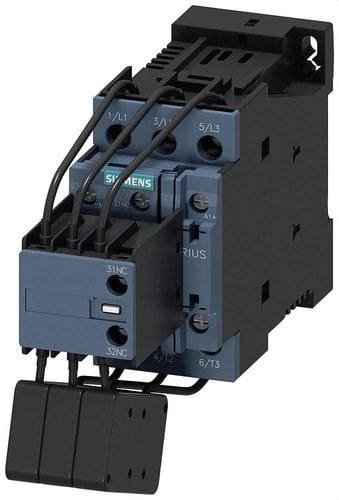 SIEMENS - Contactor AC6B 16,7kVAR 1NA+2NC DC 24V 3 polos S0