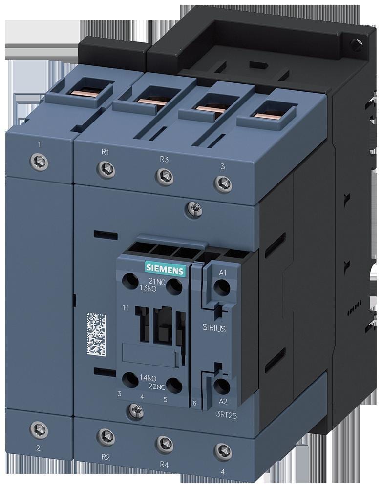 SIEMENS - Contactor de potencia AC-3 65A 30kW / 400V 2NO+2NC 230V AC, 50/60Hz terminales de tornillo S3 de 4 polos. Tamaño 1NO+1NC