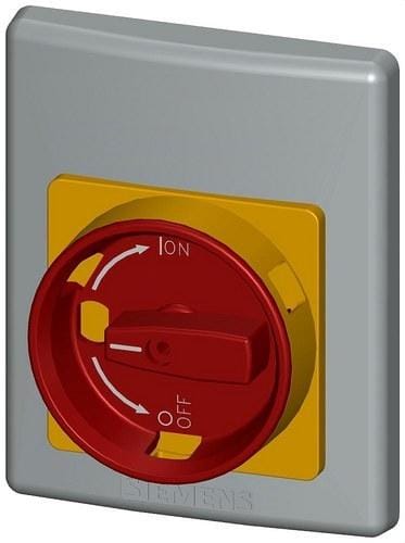 SIEMENS - SIRIUS INTERRUPTOR AUTOMÁTICO, CAJA DE MATERIAL AISLANTE, IP55, CON ACCIONAMIENTO GIRATORIO DE PARAD