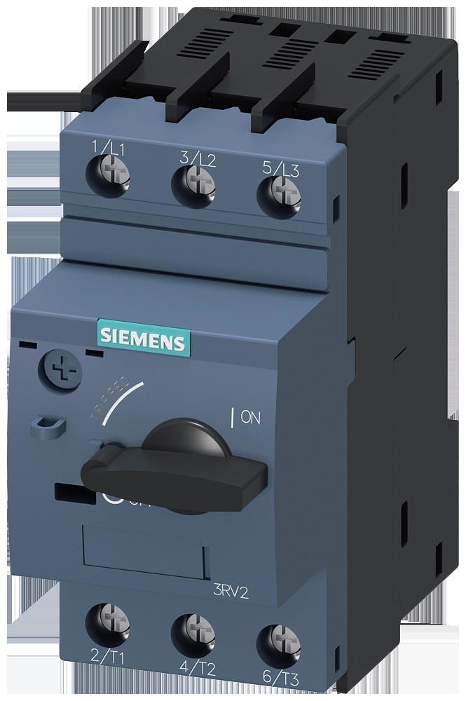 SIEMENS - INTERRUPTOR AUTOMÁTICO TAMAÑO S0 PARA PROTECCIÓN DE MOTORES, CLASE 10 DISPARADOR POR SOBRECARGA CON